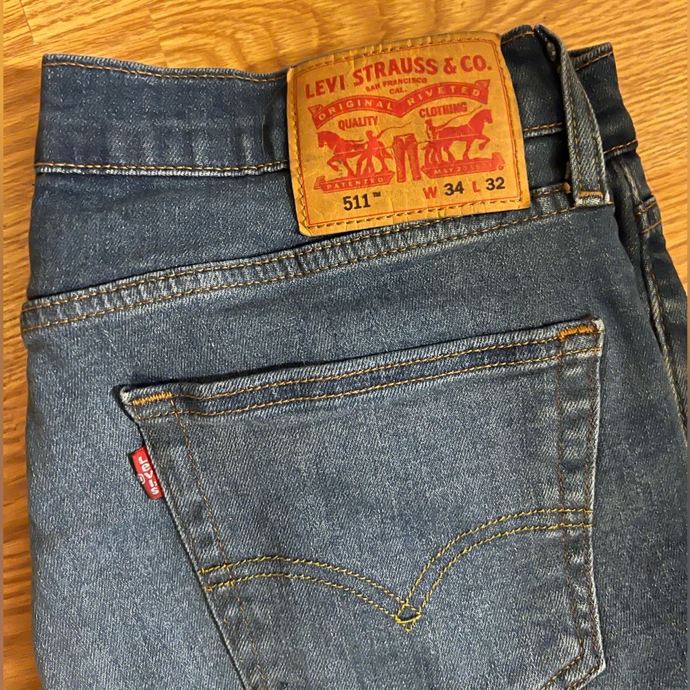 Levi Strauss 511 Men’s Jeans Slim Fit 34X32